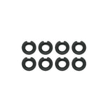 Set of 8 SKS 5mm hard plastic spacers for disc brake accessories, designed to fit and adjust disc brake systems.