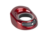 Trek Checkpoint SL bike headset cover in crimson black protecting the headtube, designed for bike components.