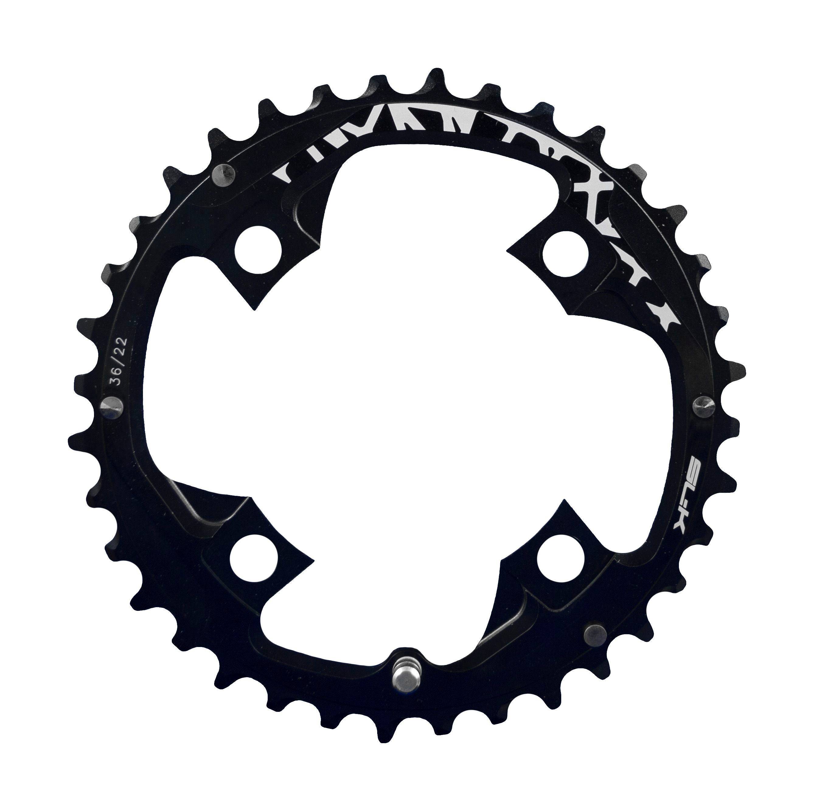 FSA SL-K Modular MTB Chainring (2x11, 96x36T(22T), Black, 4h) | Swinnerton Cycles