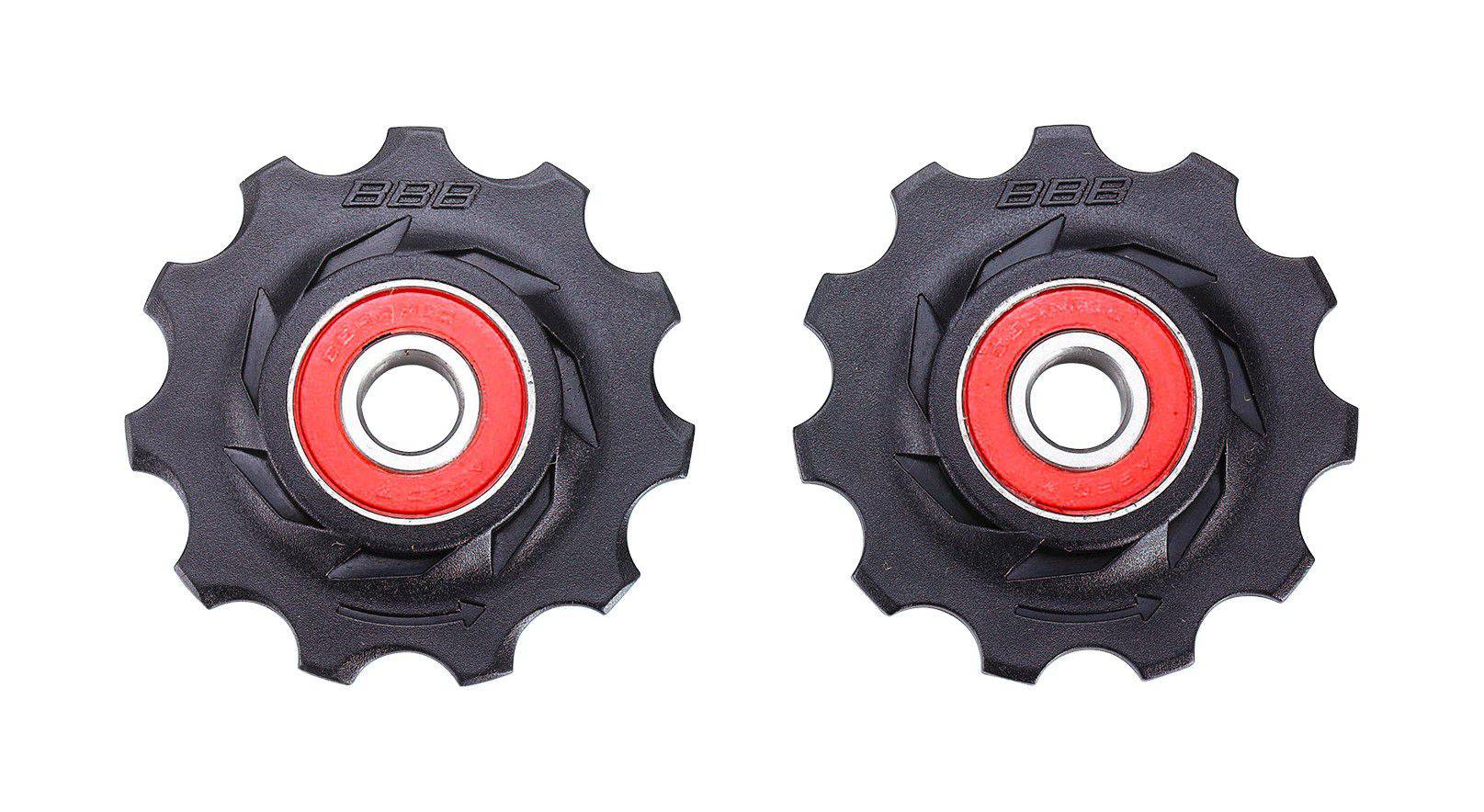 BBB BDP-12 - RollerBoys Ceramic Jockey Wheels 11T Black | Swinnerton Cycles