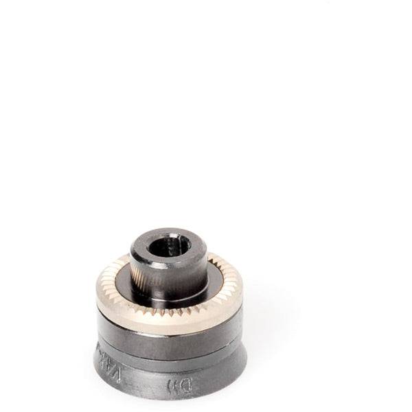 DT Swiss rear spacer for 240, 190, and 240s road hubs, stainless steel right side component for wheel assembly.