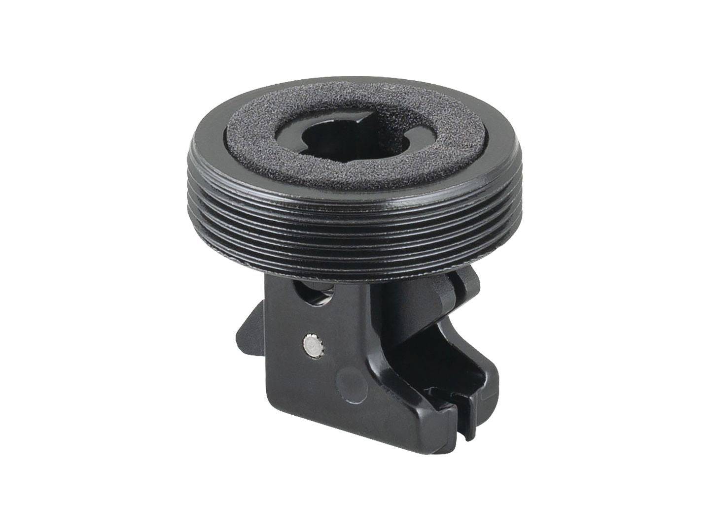 Black Bontrager Line Dropper 34.9mm actuator assembly for seatpost control, showing detailed component parts.