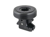 Black Bontrager Line Dropper 34.9mm actuator assembly for seatpost control, showing detailed component parts.