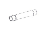 DT Swiss aluminium front axle, 100mm length, 17mm diameter, radial replacement part for bike components