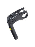 Bontrager Adjustable Blendr 220mm bike handlebar quill stem for bike control, shown with mounting hardware and branding.