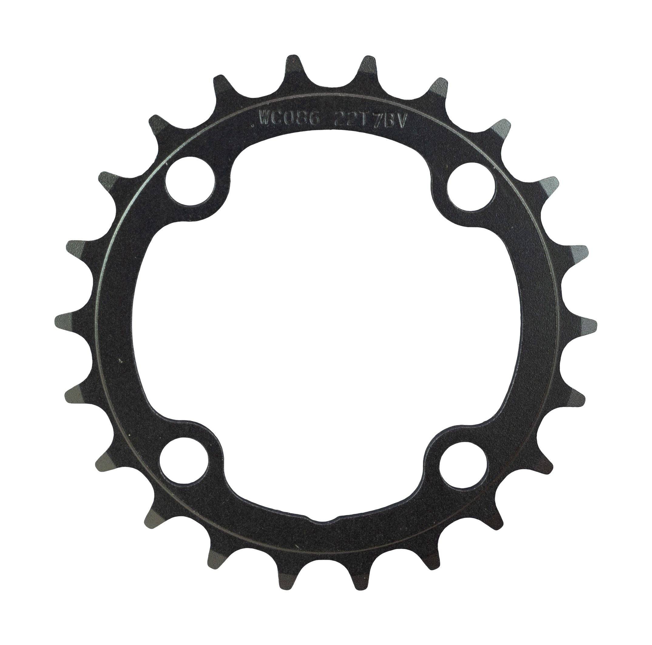 FSA Alloy Modular MTB Chainring (2x11, 68x22T, Black, 4h) | Swinnerton Cycles