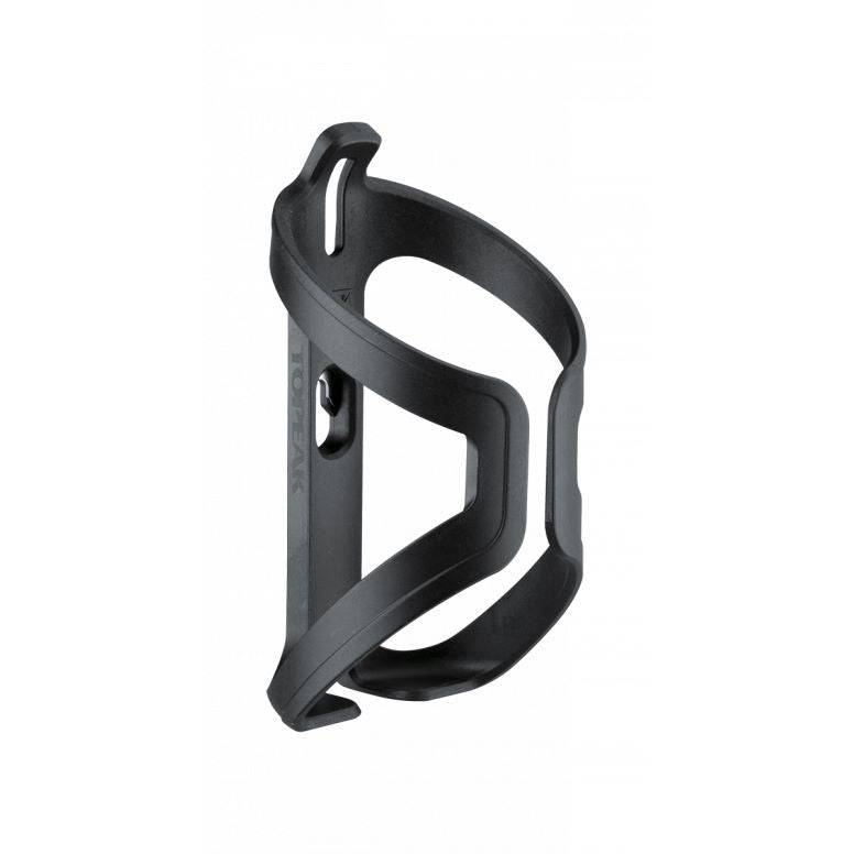 Topeak Shuttle Cage black water bottle cage with durable construction and easy mounting system for cycling accessories.