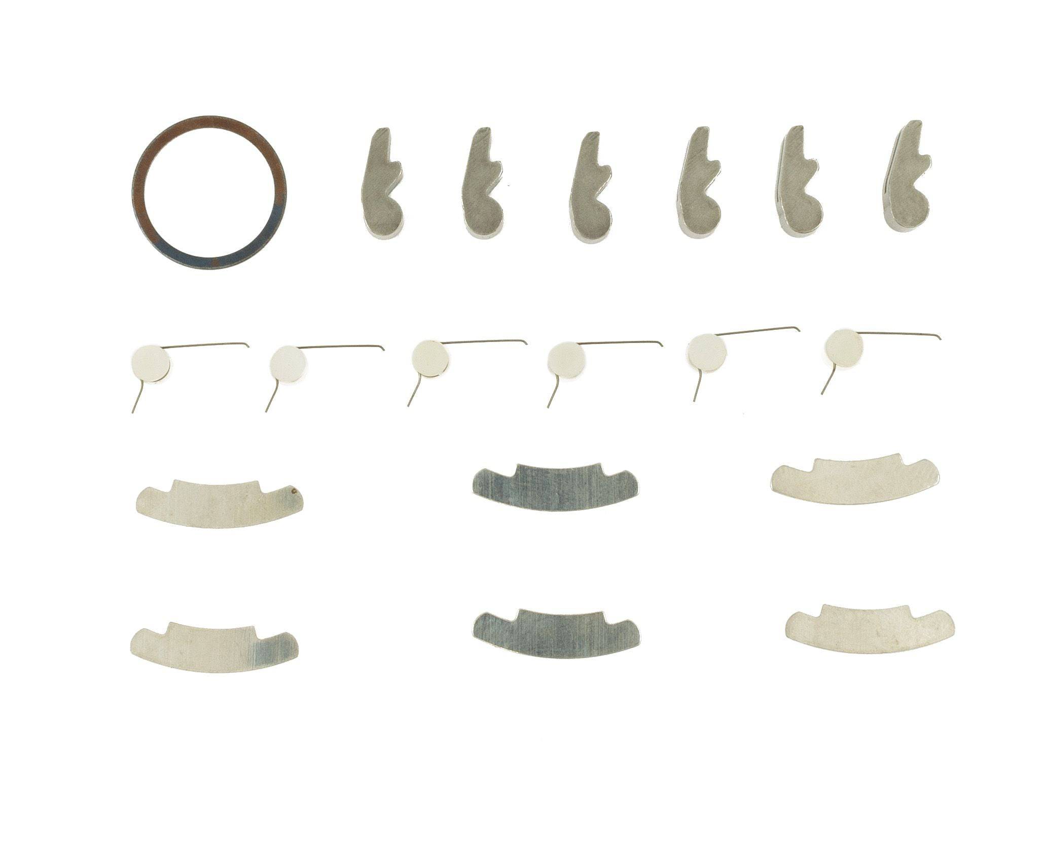 A2Z replacement pawls for 2012 A2Z bicycle hub, spare parts for bike hub components, shown in close-up view