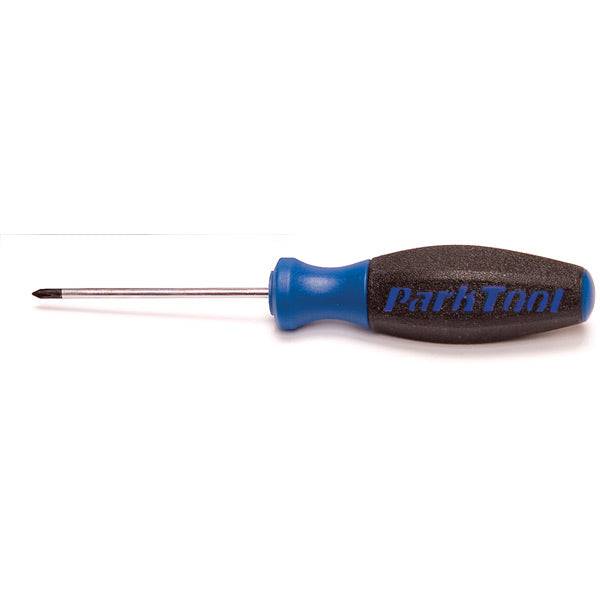 Park Tool SD-0 #0 Phillips screwdriver for precision small cross-tip screws, ideal for workshop use and detailed repair tasks.