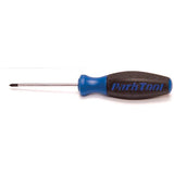Park Tool SD-0 #0 Phillips screwdriver for precision small cross-tip screws, ideal for workshop use and detailed repair tasks.