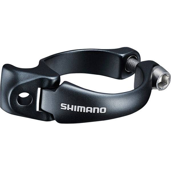 Shimano Dura-Ace SM-AD91 9150 Di2 front derailleur band adapter component for road bike gear shifting.
