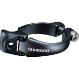 Shimano Dura-Ace SM-AD91 9150 Di2 front derailleur band adapter component for road bike gear shifting.