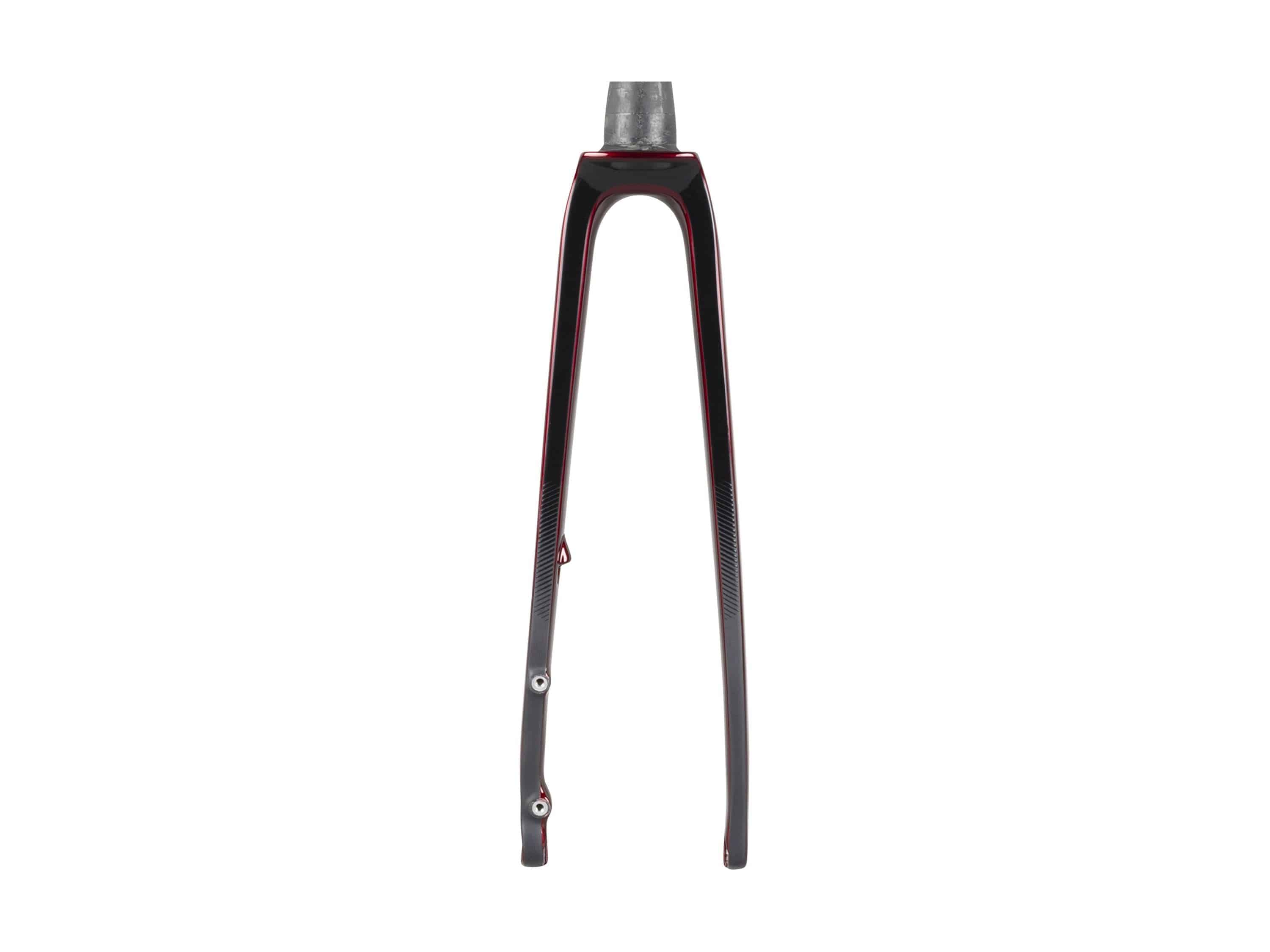 Trek 2024 Emonda SL 700C rigid road bike fork, lightweight aluminum component with precise steering and stability features.