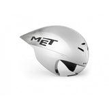 MET Drone II Wide Body Triathlon Aero Helmet, aerodynamic time trial helmet with sleek design for cycling performance.