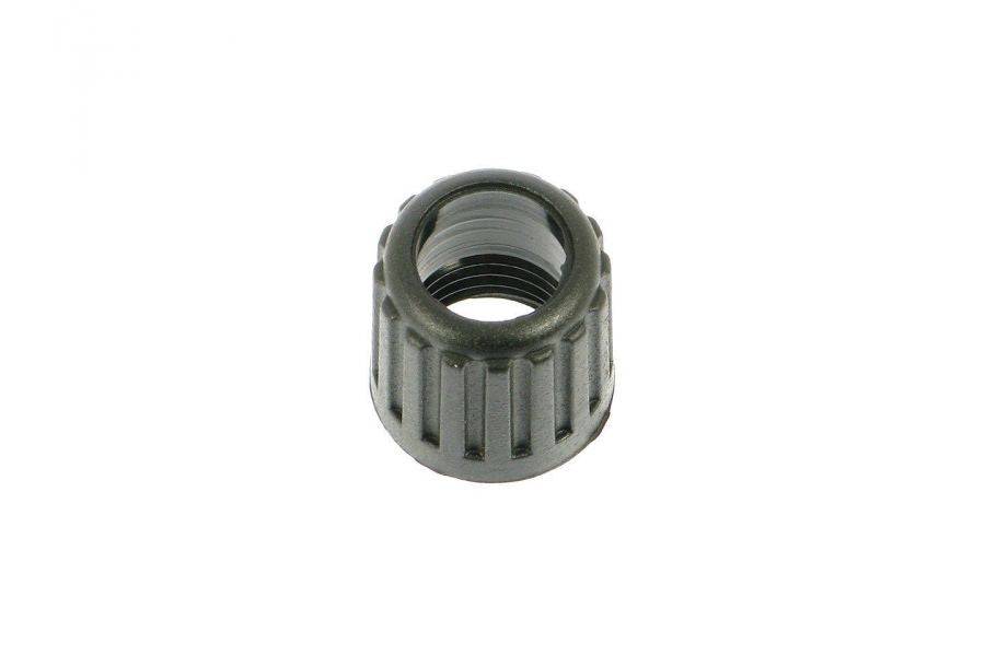 Black Topeak Twinhead Hose Cap for Joe Blow Sport II & Sprint pumps, accessory for secure hose connection.