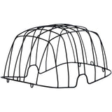 Basil Buddy Space Frame Black dog bike basket safety wire dome accessory attached to bike basket for secure pet transport.