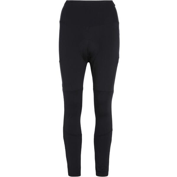 Madison Roam women's DWR cargo cycling tights with reflective details, long length, and comfortable fit for outdoor riding.