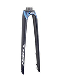 Trek Madone SL 700C road bike forks, lightweight components with precise steering and control for high-performance cycling.