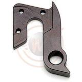 Wheels Manufacturing replaceable derailleur hanger 145 CNC machined dropout, bike component for easy derailleur attachment.