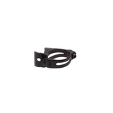 SRAM RED braze-on adaptor 34.9mm with Chainspotter stop for rear derailleur, black bicycle component, close-up view