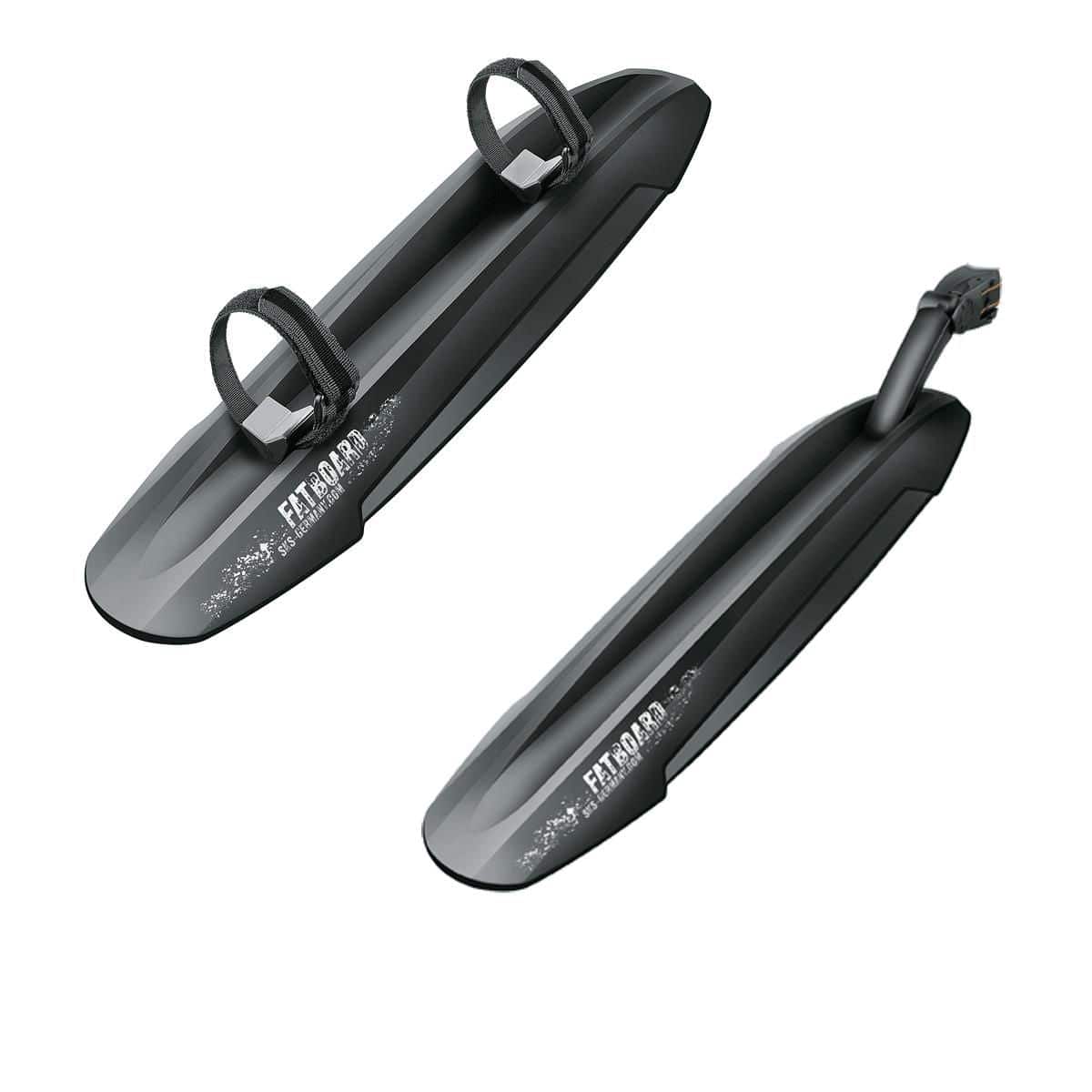 SKS Fat Board MTB mudguard set for fat bikes and e-bikes with battery protection, extra wide waterproof bike accessories