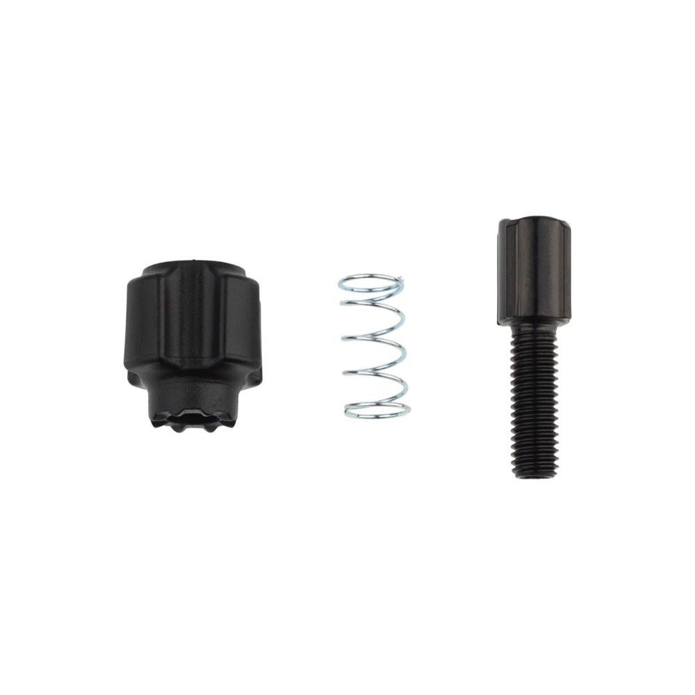 MicroSHIFT Trail Trigger Barrel Adjuster component for precise gear tuning and smooth shifting on mountain bikes.