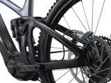 Giant Reign Advanced E+ 1 2026 electric mountain bike with Maestro suspension and SyncDrive Pro 3 motor, black frame, off-road trail view