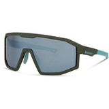 Madison Eyewear Enigma sunglasses with interchangeable lenses and RX insert compatibility, showing stylish frame and lens options.