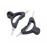 Jagwire Alloy Straddle Cable Carrier with Liner Black 2 Pack | Swinnerton Cycles