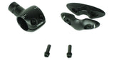 Bontrager Speed Concept RXL bar clamp and bolt kit in black, component for Trek bike handlebars, with visible parts and hardware