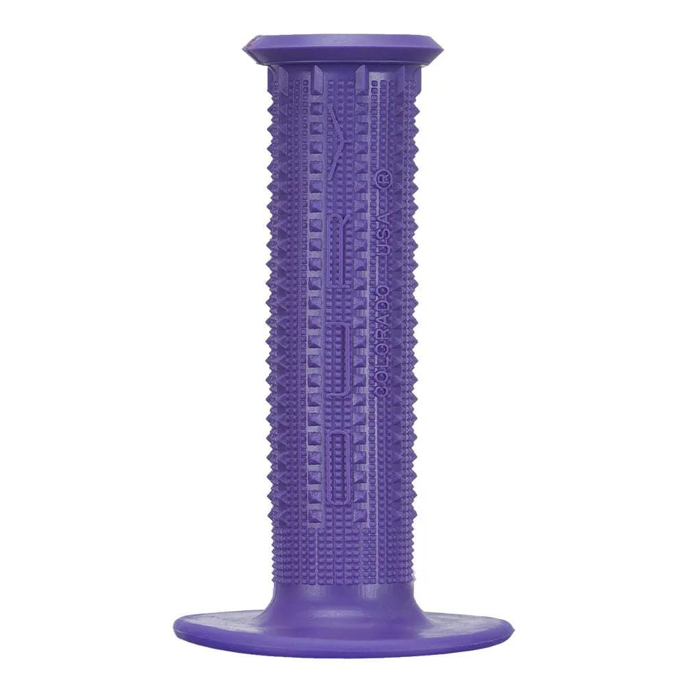 Lizard Skins Single Compound Pyramid Flange grips for MTB and BMX bikes, showing textured rubber handles with flange design.