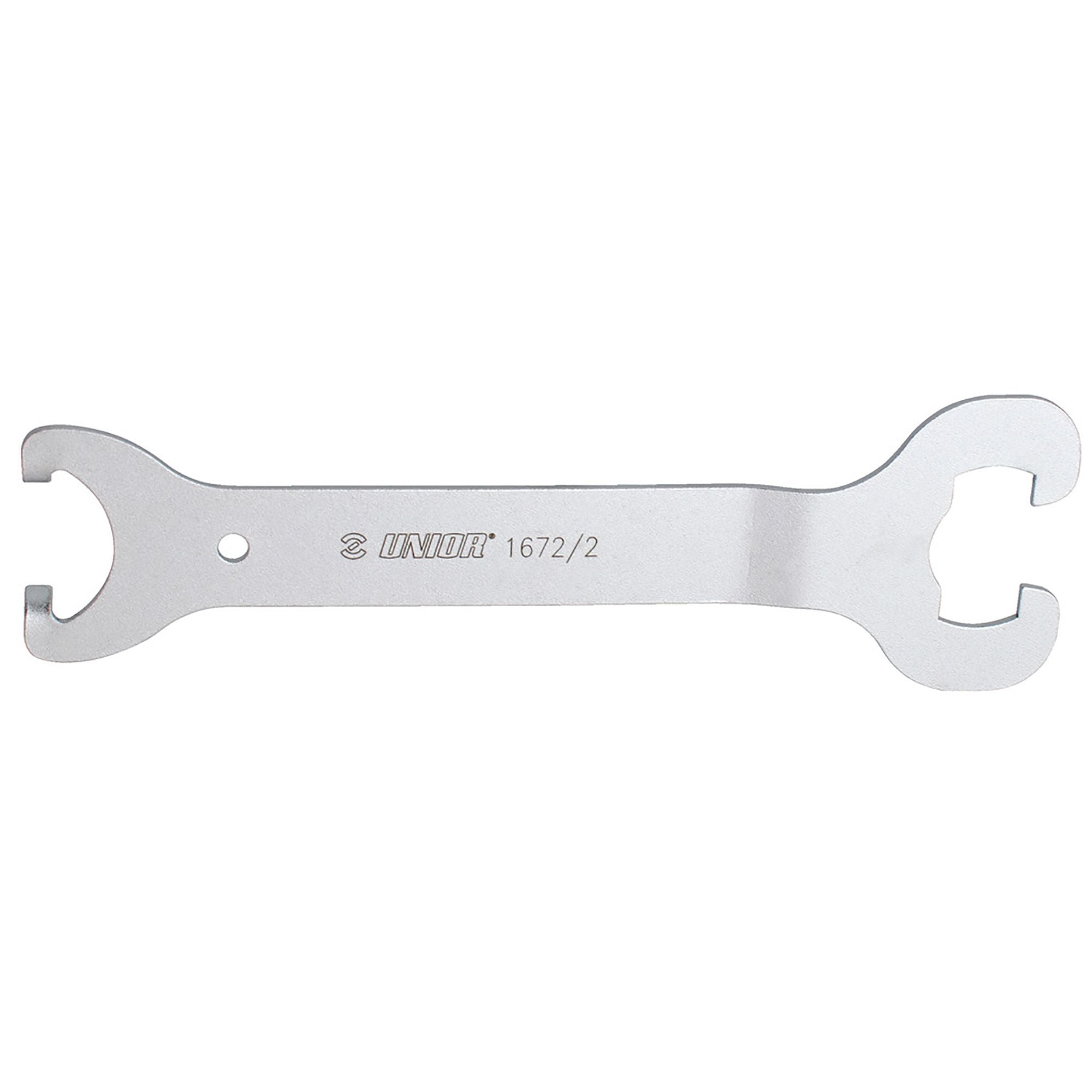UNIOR adjustable cup wrench for older bottom bracket models, durable workshop tool with ergonomic grip and precise fit.