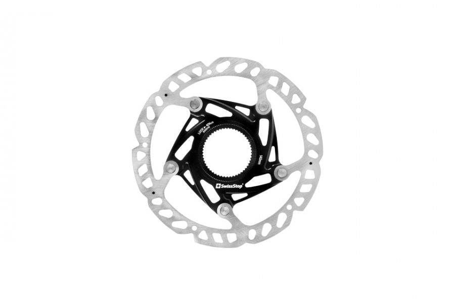 SwissStop Catalyst Race Centerlock brake rotors, high-performance cycling components, 140mm and 160mm sizes, for reliable stopping power