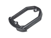 Trek-Diamant Powertube battery lower bracket for e-bike frame support, showing the metal component attached to the bike frame