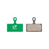 Jagwire Pro E-Bike Disc Brake Pads for Shimano and RideRever Cargo-D in green, designed for durable e-bike braking performance