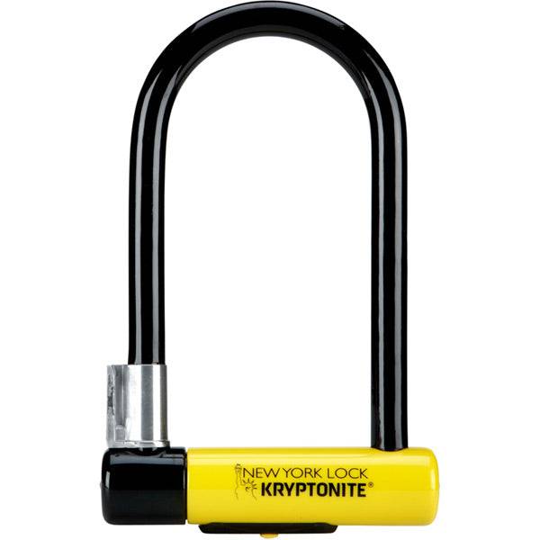 Kryptonite New York Standard U-Lock with Flexframe Bracket for bike security, Sold Secure Diamond rated bike lock accessory.