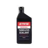 Stan's No Tubes Original Tyre Sealant 500ml bottle for tubeless puncture repair, shown in a clear, close-up view.