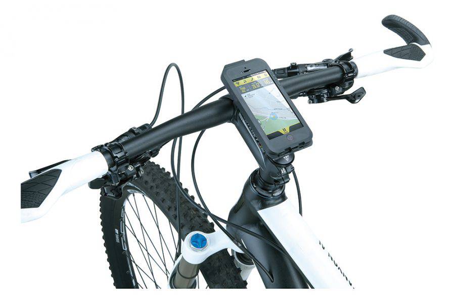 Topeak Weatherproof Ridecase for iPhone 6+/6s+ with QuickClick bike mount, black and grey, protective smartphone accessory