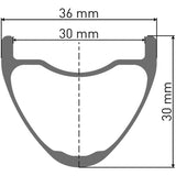 DT Swiss XMC 1501 DEG, 30 mm rim, BOOST axle, IS, MICRO SPLINE / XD, 29 inch rear