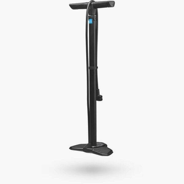 PRO Competition floor pump with dual head for Presta and Schrader valves, 160 PSI gauge, high-quality bicycle pump accessory