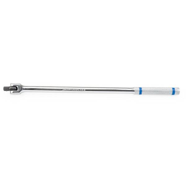 Park Tool SWB-15 3/8" drive breaker bar with pivoting head and knurled handle, suitable for workshop use.