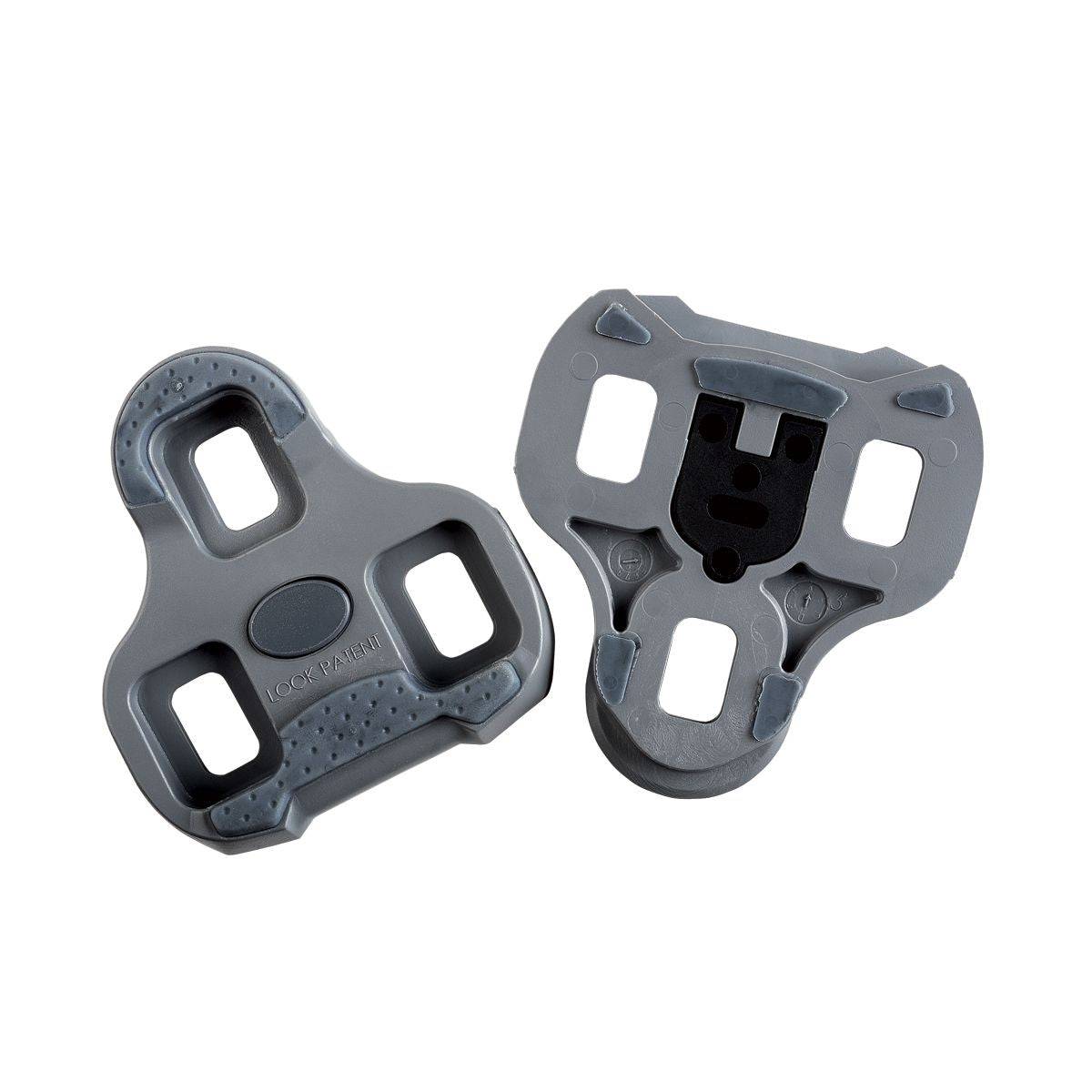 LOOK KEO cycling cleat with gripper, 4.5 degree grey, designed for compatible cycling pedals and performance riding.