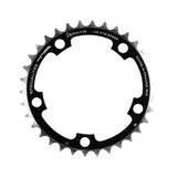 Specialites TA Zephyr 110pcd 5-Arm 42T inner chainring for road bikes, black component with detailed teeth design