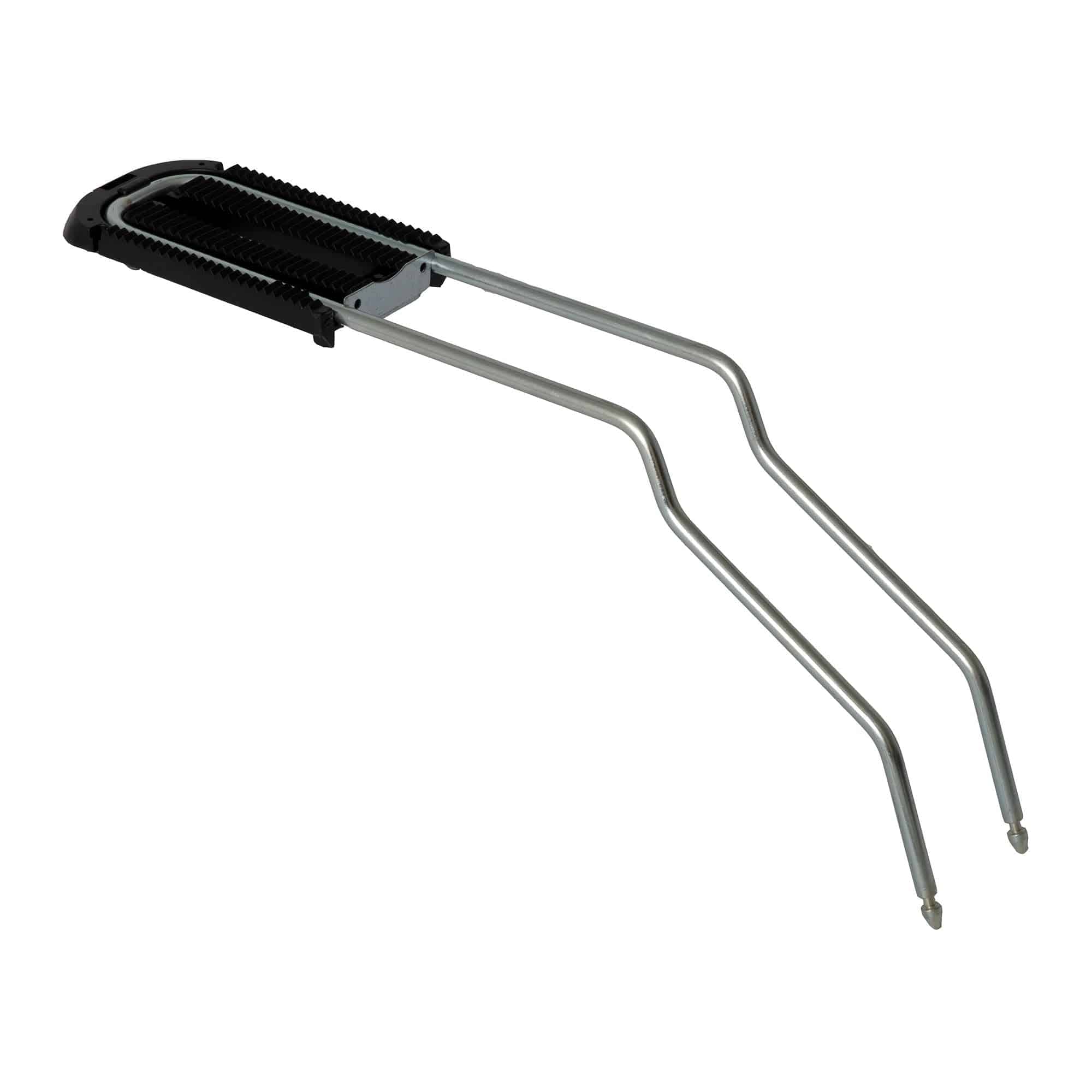 Hamax Extra Bar accessory for small frames compatible with Kiss, Sleepy, and Smiley child bike seats, shown in the image.