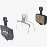 Aztec e-Bike Disc Brake Pads for Avid Elixir and Sram DB XX XO mountain bike brakes, showing the brake pad components.