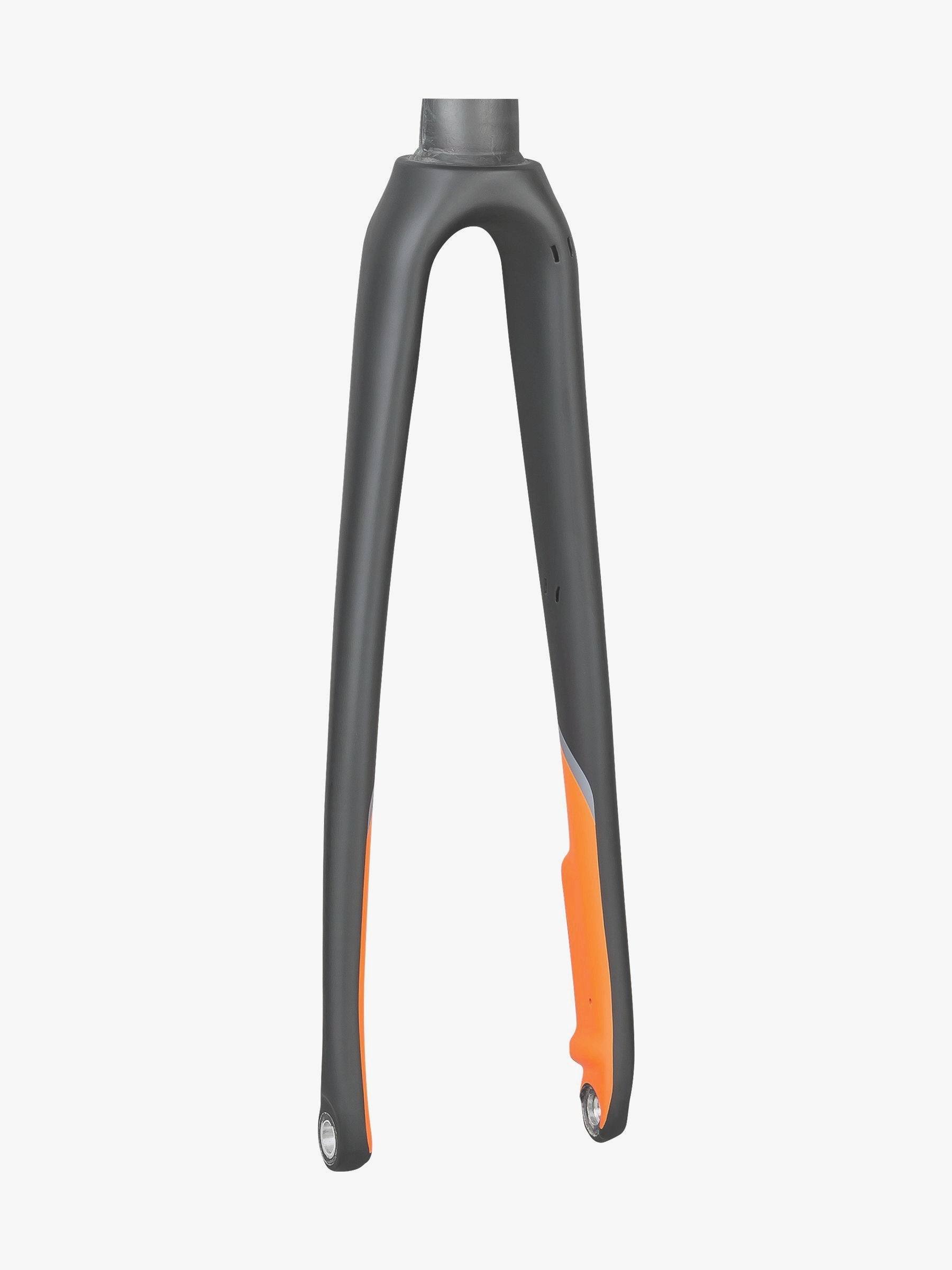 Trek Emonda SLR 7 Disc road bike forks with 700C wheels, designed for precise steering and control in cycling components.