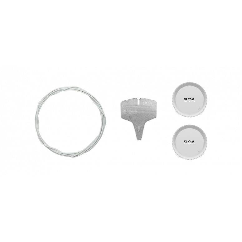 Fizik BOA Li2 Dial B replacement kit for Vento Infinito and Stabilita Carbon cycling shoes, showing the black dial and cable.