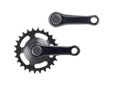 Black Trek 16-inch kids bike crank with 90mm spindle and 26T chainring, designed for MTB and children's bikes.
