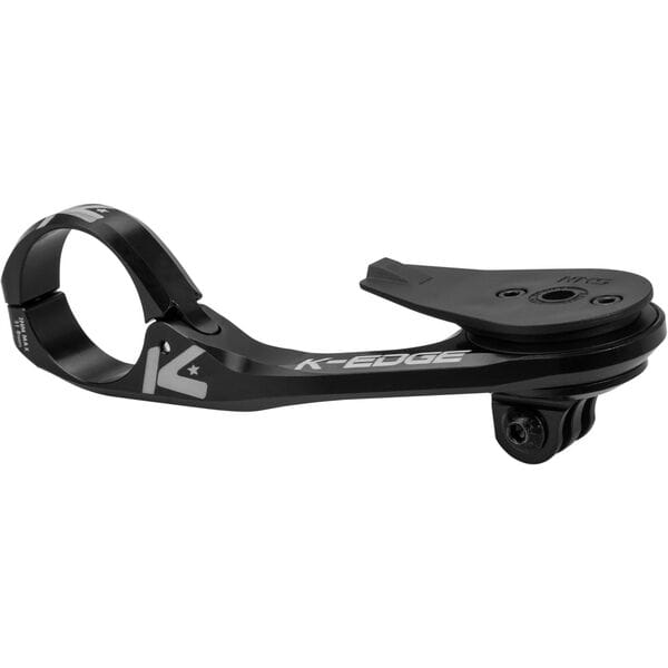 K-Edge Hammerhead Karoo 2 XL Combo Mount in black anodized for cycling computers and GoPro cameras on bike handlebar