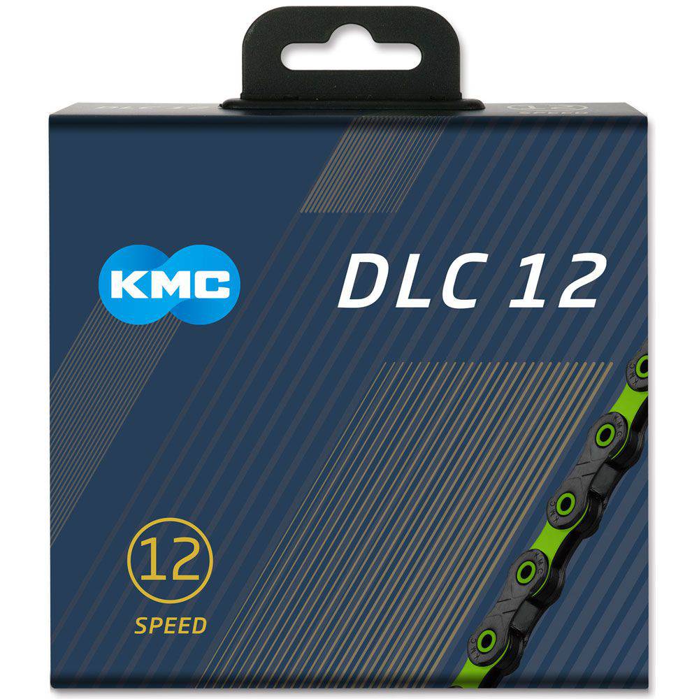 Kmc X12 Dlc Black/Green 126L Chain | Swinnerton Cycles